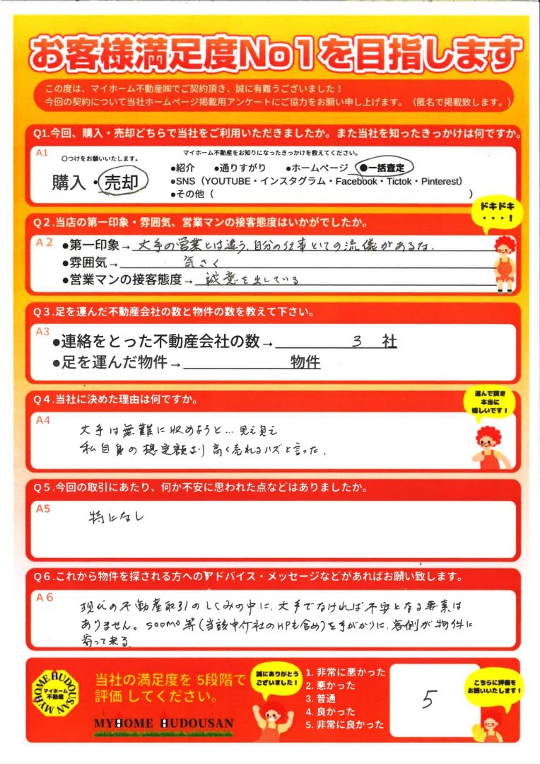 売却 戸建 専任媒介 八王子市 大手の営業とは違う、自分の仕事としての流儀があるな。